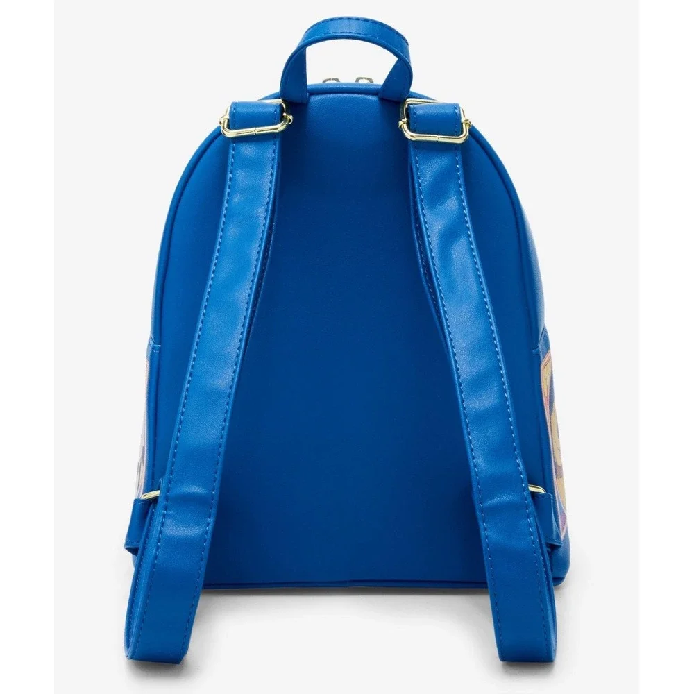 Loungefly Pixar Up Mini Backpack House Balloons‎ Stained Glass Bag NWT - Picture 4 of 5